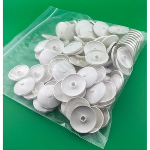 100 Pcs Lego Round White Specialty Plate 2x2  1.25" Dia x .25 High  A490