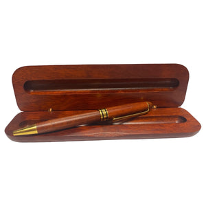 FedEx Appreciation Pen Rosewood with Rosewood Pen Boxed Vintage, Never Used