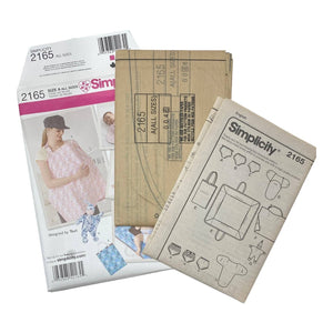 2011 Simplicity 2165 Pattern Diaper Cover Bunting Mat Nursing One Size Uncut 310