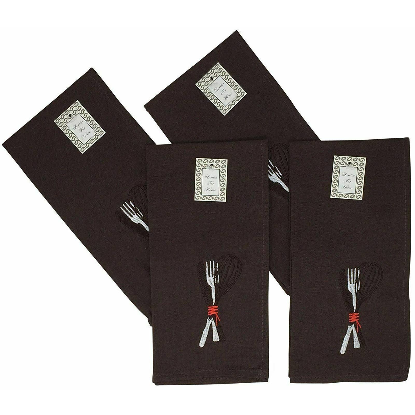 Simply Southern What I'm Fixin 4 Placemat 4 Napkin Set Red Fork Spoon NEW 18x13"