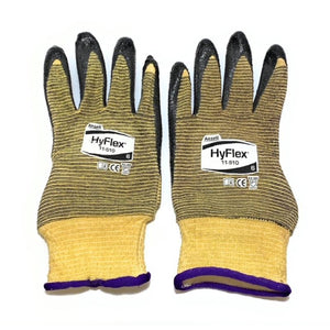 12 Pair Ansell HyFlex 11-510 Cut Resistant Work Gloves - Size 6 NEW