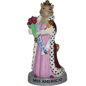 Ertl Miss Americat Figurine Cat Hall of Fame Collectible Kitty Collector 4"