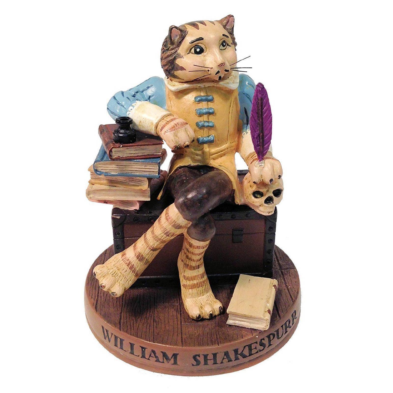 Ertl William Shakespurr Figurine Cat Hall of Fame Collectible Kitty Collector 4"
