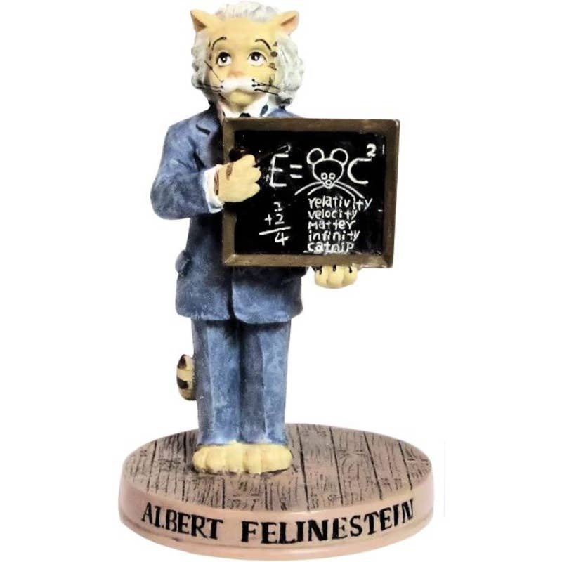 Ertl Albert Felinestein Figurine Cat Hall of Fame Collectible Kitty Collector 4"