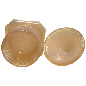 Boyd Glass Beehive Honey Jar w/ Cover 1999 Rosie Pink Dip Ring Holder
