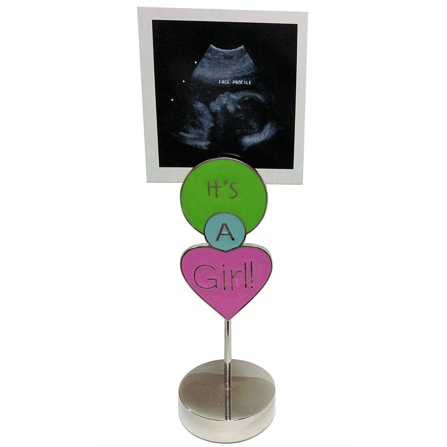 It's a Girl Mommy 2 Bee Photo or Sonogram Clip Frame - 4.25 Inches Tall