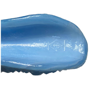 Boyd Glass Daisy Button High Top Boot Shoe 1998 Alpine Blue